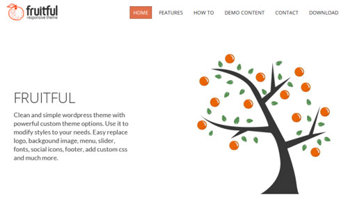 WordPress Theme Fruitful